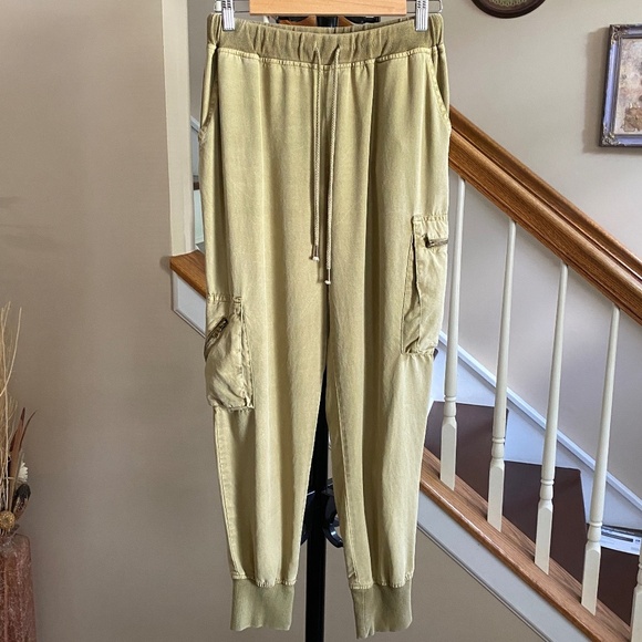 Young Fabulous & Broke Jupiter Cargo Joggers Tan Size Small - Picture 4 of 14